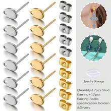 KMEOSCH 24 buah Anting Tusuk Bentuk Tetesan Air Mata dari Stainless Steel dengan Lubang Gantung, Cocok untuk Anting Tusuk DIY, Dilengkapi dengan Penutup Telinga, Aksesoris Anting DIY dan Komponen Perhiasan - Bintang - View 8