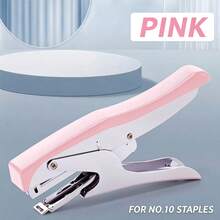 Effortless Hand-Held Stapler, Pincer-Style Takeout Packaging Stapler, Portable Metal Stapler, Document Label Binding Tool, Multiple Colors Available - Multicolor - View 12