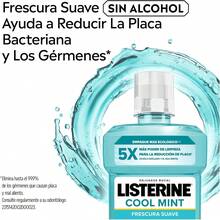 Listerine Enjuague Bucal Listerine Cool Mint Sin Alcohol 1 L - 1 - Ver 9