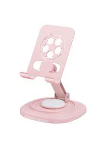 1pc Adjustable Phone Desktop Stand, 360° Rotating Foldable Tablet Holder, Universal Smartphone And Tablet Desktop Stand - Multicolor - View 9