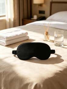 10/1pc Silk Texture Sleep Eye Mask, Elastic Travel Eye Mask With Light-Blocking Function, Pure Silk Material Sleep Eye Mask, Double-Layer Silk Filled Elastic Band Design, Suitable For Men And Women. Excellent Gift For Family Christmas Home Decor - Multiple Styles - View 17