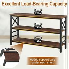 Sofa & Console Tables - Brown - View 8