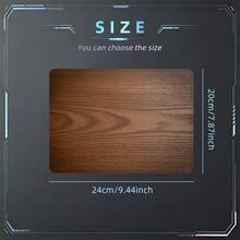 Wood Grain Mouse Pad Brown Wooden Texture Desk Mat Extended MousePad Office Desk Accessories Multicolor Non-Slip Stitched Edge Computer Mat For Desk 35.4x15.7 Inches Rubber Base Laptop Keyboard Pad For Home Office & Gamers,Durable And Spill-Resistant - View 13