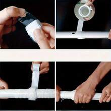 1 Roll Tape - Instant Leak Repair, Suitable For PVC/Glass/Metal/Stone Sealing, Heat Resistant (No Tools Required) - Perfect For Water Pipes, Sinks, Showers, Bathtubs, Toilet Leak Repair - Instant Bonding - 1 Meter Long - View 10
