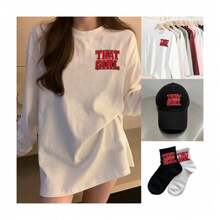 1pc American Letter "That Girl" Iron-On Embroidery Patch, Suitable For Jackets, Bags, Hats, Jeans, DIY Crafts - A - View 4