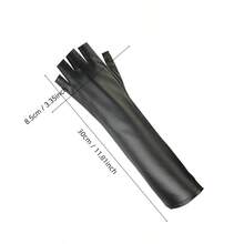 Women's Mid-Length Fingerless Gloves, PU Material, For Halloween Costume, Party, Ball, Photography, Performance, Runway, Cosplay - A - View 2