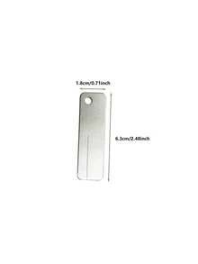 1Pc Mini Portable Single-Sided/Double-Sided Fishing Hook Sharpener Portable Diamond Stone Fish Hook Sharpen Tools Knife Whetstone Keychain For Outdoor Camping Fishing, Ideal For Sharpening Tools,Suitable For Adventurers - Sharpens Knives, Fish Hooks - Silver - View 11