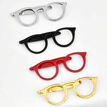 3pcs Metal Glasses Clip Bookmarks, Multicolor Glasses Clips, Suitable For Planners And Journals, Bookmark Clips, Tie Clips, Decorative Pocket Accessories, Suitable For Ring Binders - Multicolor - View 3