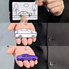 紙變車魔術道具 近距離街頭魔術 幻術惡作劇 成人禮物 派對表演道具 初學者魔術 新奇搞怪互動遊戲 聖誕禮物 生日禮物 派對小禮物 - 彩色 - 查看 12