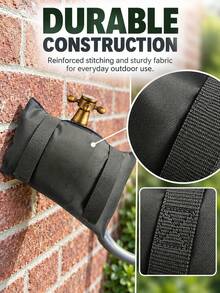 Thickened Faucet Anti-Freeze Insulation Cover, Outdoor Water Pipe Anti-Freeze & Dust Cover, Prevents Faucet Freezing, Winter Essential, Reusable, Easy To Remove, Suitable For Home, Garden, Kitchen And Various Outdoor Environments, Winter Necessity - Multi-color - View 10