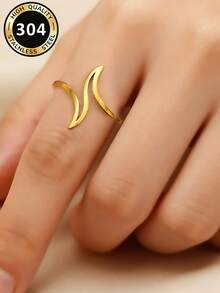 1pc Fashionable Ring For Women, Wedding Engagement Party Jewelry, Valentine's Day Gift - 1# - View 7