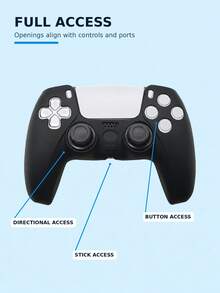 Compatible With PlayStation 5, Anti-Slip Groove Design Protective Case, Anti-Slip, Anti-Sweat, Anti-Dust, Scratch-Resistant, Better Grip, Enhanced Gaming Experience, Valentine's Day Confession/All-Season Romantic Gift - View 6