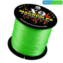 YACUMA Polyethylene Material Wear-Resistant 9X Strand Braided PE Line 500M-546YDS Suitable For Deep Sea, Boat Fishing, Lure Fishing And Various Fishing - Green - View 17