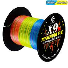 YACUMA Polyethylene Material Wear-Resistant 9X Strand Braided PE Fishing Line 500M-546YDS Suitable For Deep Sea, Boat Fishing, Lure Fishing And Various Fishing - Multicolor - View 11