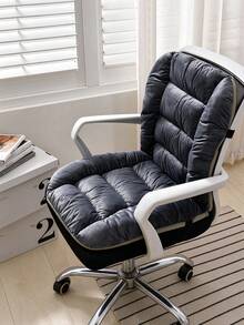 Thickened Backrest Bench Cushion, One-Piece Office Recliner Rocking Chair Seat Pad, Autumn/Winter Home Warm Thickened Bench Pad, Holiday, Cyber Monday, Christmas Gift, Halloween, Christmas - Multicolor - View 17