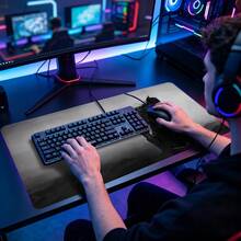 Ink Knight Mouse Pad Grey Wash Texture Desk Mat Extended XL MousePad Office Desk Accessories Multicolor Non-Slip Stitched Edge Computer Mat For Desk 35.4x15.7 Inches Rubber Base Laptop Keyboard Pad For Home Office & Gamers,Durable And Spill-Resistant - View 3