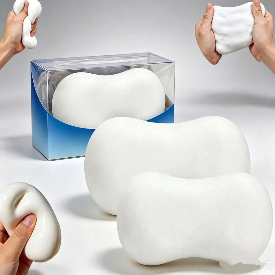 Realistic Fun Squeeze Soap, Building Block Crisp Soap, Soft & Squishy Touch, Portable Stress Relief & Healing Toy - Multicolor - View 1