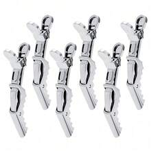 1pc Professional Crocodile Clip, Ideal Tool For Hairstylists In Salons And Barbershops, Suitable For Hair Cutting And Styling - Multicolor - View 6