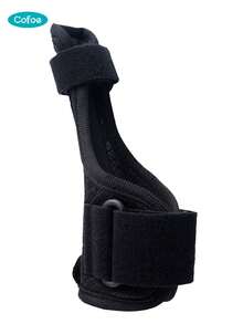 COFOE Adjustable Thumb & Wrist Support Brace, Breathable Mesh Thumb Stabilizer With Removable Aluminum Splint, Soft Fabric And Hook-And-Loop Straps For A Comfortable Fit, Black, Everyday Support - Black - View 1