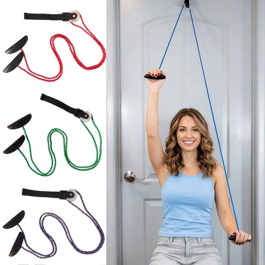 Shoulder Pulley, Shoulder Trainer - Rope Pull Arm Trainer For Strength And Muscle Conditioning - Multicolor - View 1