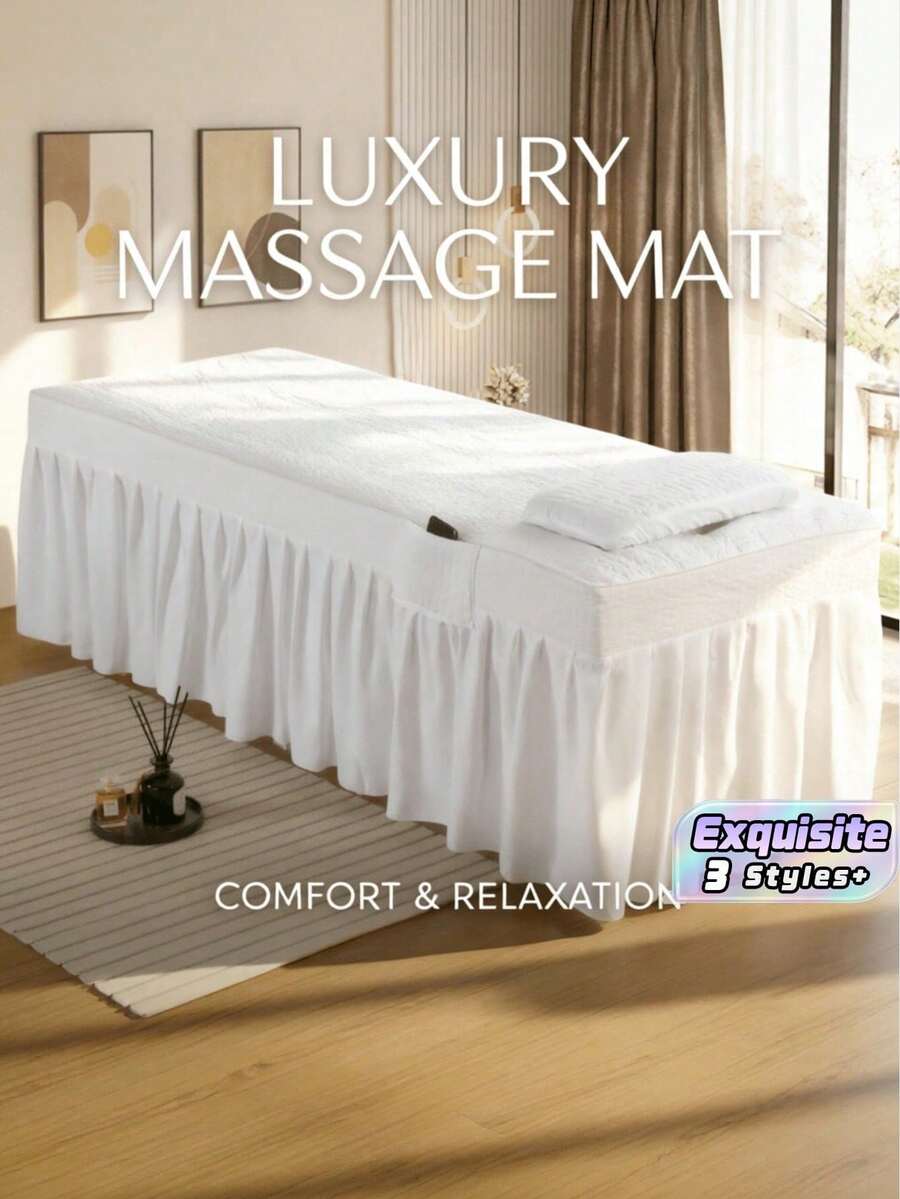 Matte Beauty Bed Sheet, Beauty Salon Use, Beauty Bed Sheet, Single Piece, Spa Club, Essential Oil Massage Bed Sheet - Multicolor - View 1