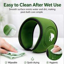 1pc Dog Noise Reduction Ear Muffs, Pet Noise Proof Ear Cover Calming Headgear, Anxiety Relief Snood For Dogs, Ear Protection For Thunder Fireworks Grooming Bathing - Green - View 8