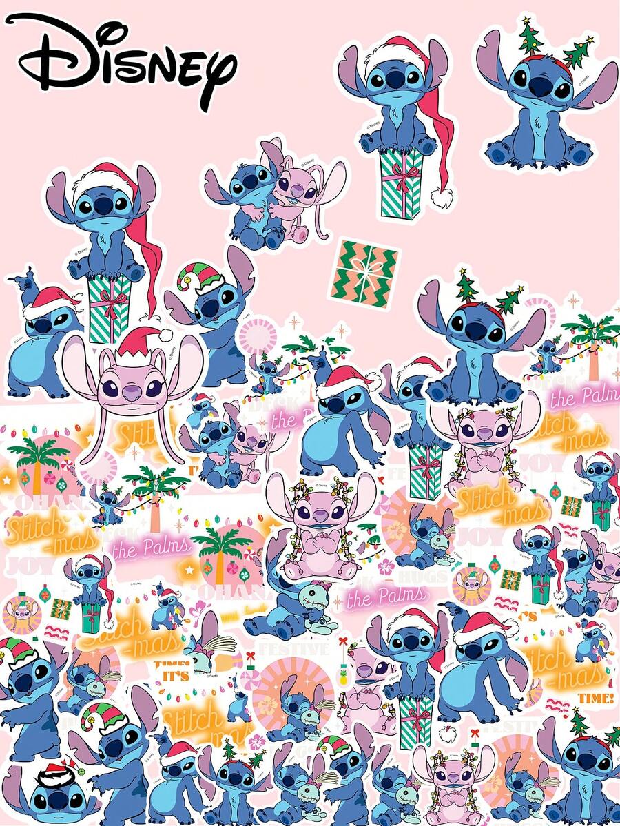 50pcs Stitch & Angel Planner DIY Sticker Collection, Multiple Patterns, Luggage Water Bottle Computer Decoration, Birthday Small Gift, Home Office Desk Decor 2. Minimalist Decoration Sticker Set, Rich Patterns Multiple Patterns DIY Decoration Stickers, Luggage Water Bottle Planner Computer Universal, Creative Birthday Small Gift, Home Office Desk Decoration Accessories Versatile Sticker Set, Multiple Patterns For Free Application - Multicolor - View 1