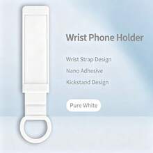 1pc Silicone Phone Grip Strap, Portable One-Handed Phone Holder Finger Strap, Anti-Drop Elastic Phone Hand Strap, Lightweight Travel Essential, Suitable For Reading, Watching Videos, Taking Photos, Compatible With All Smartphones - Multi-color - View 12