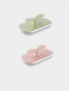 1/2pcs 2-In-1 Handheld Cleaning Brush With Squeegee, Multi-Function Household Scrubbing Sponge Brush, Suitable For Bathroom Bathtub, Glass Mirror, Kitchen Stove, Sink, Removes Stubborn Dirt, Ergonomic Handle - A - View 16
