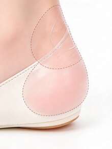Transparent Gel Heel Pads/Invisible Anti-Friction Shoe Liners/Suitable For Shoes, Women, Men, High Heels, Sneakers, And Daily Foot Care Additions - Multicolor - View 2