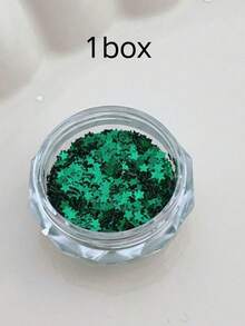 1 Box Fall Autumn Nails, New Christmas Five-Pointed Star Nail Art Glitter, Exquisite Versatile Nail Decoration, Wearable Nail Material, Nail Salon Style Nail Accessories - Multicolor - View 9