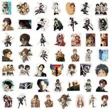 Hasbro 50 buah Stiker Kartun Anime Attack On Titan, Stiker Dekoratif Tahan Air untuk Perencana, Alat Tulis, Botol Minum, Laptop - MultiWarna - View 4
