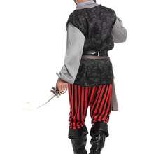 2026 Halloween Men's Medieval Adult Pirate Role Playing Costume Set - Adult Pirate B - View 4