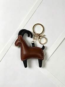 Exquisite Goat Antelope Keychain Pendant, Realistic Design, PU Leather Material, Ideal Gift, Gift For Craft Enthusiasts, Suitable For Backpack Charm, Daily Bag Decoration, Holiday Party Gift, Back To School Gift, Women's Keychain, Car Keychain, Keychain Making Material, Men's Keychain, Backpack Charm Keychain, Keychain, Keychain Pendant, Keychain Coin Purse, Bulk Keychain, Keychain Set, Keychain Accessories - Multicolor - View 9