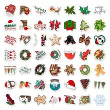 somoving 100pcs Christmas Stickers For Fridge, Phone Case, Water Cup, Scene Decoration, PVC Waterproof Stickers, Suitable As Birthday Gift, Party Gift, Christmas Decoration - Multicolor - View 9