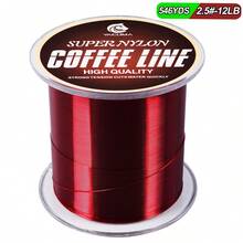 YACUMA Senar Pancing Nilon Monofilamen Lembut Tahan Aus 500m, Lemparan Sangat Halus, Cocok untuk Memancing di Air Tawar dan Air Asin, Warna Kopi - Coffee Brown - View 15