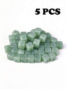 1/5/10 Pcs Natural Polished Tumbled Stone Cubes Bulk Crystal Gemstone Squares For Home Decor Vase Filler DIY Crafts - Multicolor - View 32
