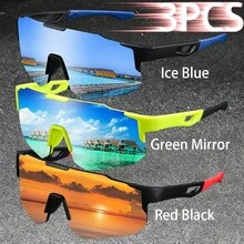 WSZ 3PCS Latest Sport Glasses Are Designed With Neutral One-Piece Lens Oversized Style And Are Essential Accessories For Various Outdoor Activities - Multicolor - View 20
