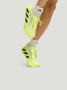 Adidas New Unisex BOOST Low-Top Cushioning Racing Running Shoes - Lemon Yellow - View 1