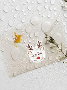 1/30/60/120pcs Customizable Christmas Round Stickers - Personalized Christmas Party Decorative Stickers, Suitable For Party Invitations, Greeting Cards, Envelopes, Table Decor, Gift Wrapping, Photo Layouts And DIY Crafts, Ideal Gift For Family, Friends, Colleagues, Couples, Suitable For Christmas, Parties, Anniversaries - Multicolor 2 - View 5