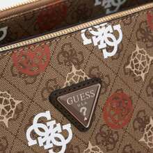 Guess حقائب دافل - بني - مشاهدة 4