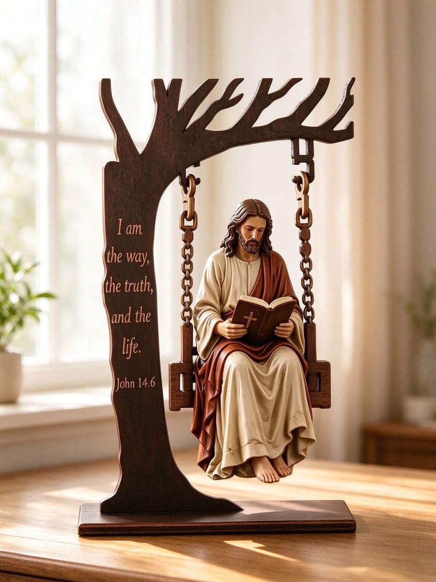 2pcs Easter Swinging Decor, Suitable For Home Decoration, Can Be Hung Under Trees As Figurines, Perfect As Church Easter Gifts, Both Beautiful And Practical, Suitable For Year-Round Appreciation, Perfect Gift Choice (1/2pcs)