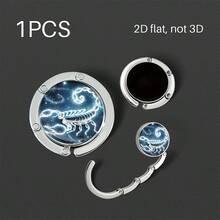 Purse Hook For Table, Constellation Zodiac Print Foldable Metal Handbag Hanger, Portable Table Bag Holder For Restaurant Desk, Unique Gift For Astrology Lovers, 12 Zodiac Signs Available - Multicolor - View 18