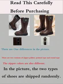 1 Pair Girls' Tall Chelsea Boots, Soft PU + Rhinestone Bow Material, Elastic Soft Sole With Inner Zipper Design, Simple Classic Princess Style Long Boots, Suitable For Daily School, Holidays, Autumn/Winter New - Coffee Brown - View 7