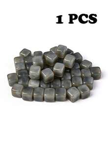 1/5/10 Pcs Natural Polished Tumbled Stone Cubes Bulk Crystal Gemstone Squares For Home Decor Vase Filler DIY Crafts - Multicolor - View 33
