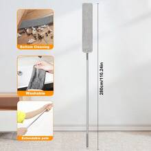 Extendable Dust Duster, Reusable, Washable Dust Cleaning Tool, Dusting Brush, Flexible Brush Head Dusting Brush, No Battery Required, Suitable For Ceiling Fans, High Ceilings, Furniture, Cars, Cleaning Supplies, Living Room, Bedroom, Kitchen, Car Cleaning, Cleaning Tools - Multicolor - View 33
