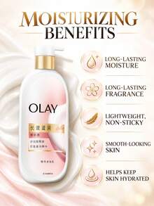 OLAY Long-Lasting Moisturizing Body Lotion (Coconut Milk Scent) 360g, Dual Moisturizing, Deep Hydration, Fast Absorption, Refreshing And Non-Greasy, Suitable For Dry/Sensitive Skin - OLAY Long-lasting Moisturizing Essence Body Lotion Coconut Milk Fragrance 360G - View 7
