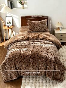 2/3pcs Milk Velvet Bedding Set, Soft, Skin-Friendly, Comfortable, Removable And Machine Washable. Set Includes: 1/2 Matching Pattern Pocket Pillowcase + 1 Duvet Cover With Four-Corner Ties And Zipper. Suitable For Multiple Occasions: Bedroom/Guest Room/Dorm/Travel Hotel Stay - Multicolor - View 14