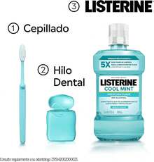 Listerine Enjuague Bucal Listerine Cool Mint Sin Alcohol 1 L - 1 - Ver 5