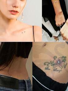 14G Dermal Set(With Tool):Anchor Tops &Base Hypoallergenic 316L Stainless Steel Dainty CZ Body Piercings Studs Punk Personalized Jewel Daily Gifts - Silver - View 3